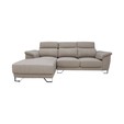 L Shape Easy Clean Fabric Sofa - 8683